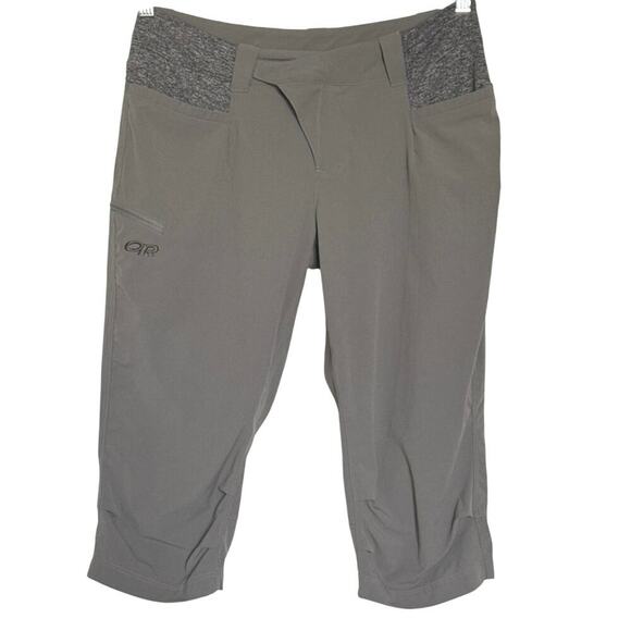 Outdoor Research Women’s Ferosi Knickers Size 10 Gray Stretch Performance Pants - Picture 1 of 8